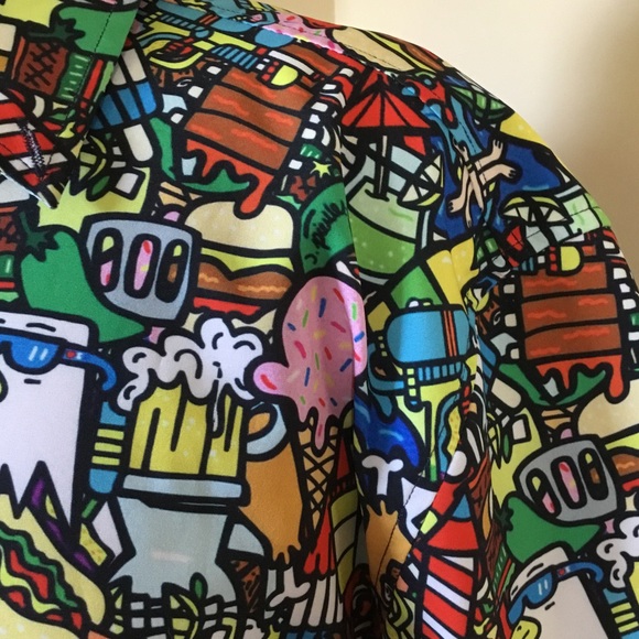 RSVLTS The Roosevelts Dare Mighty Things Darty in the USA Casual Button Shirt - Picture 9 of 14